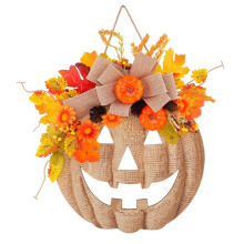 Cartel de Calabaza Hecho A Mano en Forma Divertida y Cartel de Madera Duradero para la Cosecha de Otoño, Acción de Gracias y Halloween Sin Lámpara