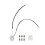 Hotend Heating Assembly Kit for  Kobra X Heater Cartridge and Thermistor Temp Sensor 3D Printer Accessories 1
