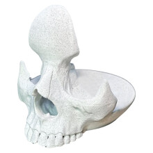 3D Geprinte Brilhouder Opslaghouder Creatieve Skull Sleutel Opslag Schaal Thuis Gotische Decoratie Bureau Ornament Cadeaus