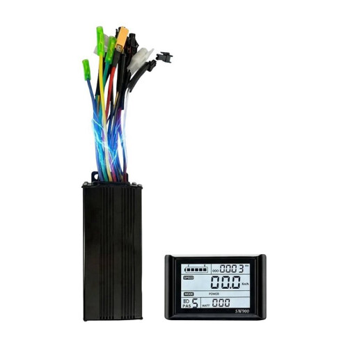 30A Three Mode Brushless Controller 24V36V48V Sine Wave Controller with SW900 Display for E-Bike Conversion Kit