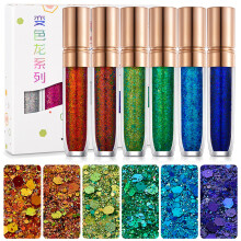 (Style J)Stage Makeup Glitter Gel With Laser Shine For Face And Body Highlighting Events