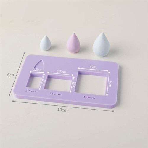 Polymer Clay Bead Roller Set, Teardrop Bead Roller Set,Polymer Clay Teardrop Shape Molds for Jewelry Making, 20/25/30mm 1