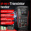 Multimeter with Transistor Tester, Recording and Monitoring Data Mode, Resistance, Capacitance, Diode, Frequency, NCV 4