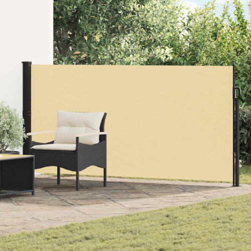 VidaXL vidaXL Retractable Side Awning Sand 300 x 160 cm Polyester