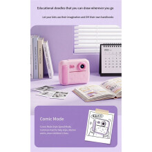 Children Kids Camera Instant Print Digital Video Camera for Kids 1080P Screen Toy Print Thermal Paper 48MP C