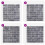 VidaXL vidaXL Mosaikfliesen Grau 30 x 30 cm Marmor 8