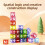 Magnetic Learning Blocks With Metal Case For Kids Communication Skills Cognitive 5