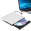 Εξωτερική μονάδα CD DVD +/-RW, φορητή μονάδα δίσκου USB3.0 & USB-C, ROM Burner Player, Reader Writer, Rewriter, 2