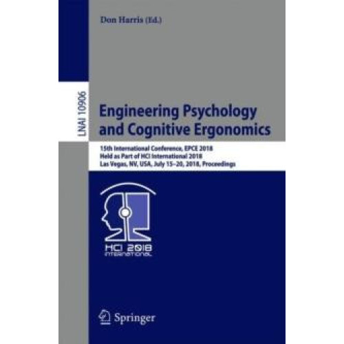 Engineering Psychology and Cognitive Ergonomics 15th International Con