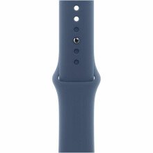 Apple Adjustable Smartwatch Band - 1 - Small (S)/Medium (M) - Pin-and-tuck Attachment -Denim - Fluoroelastomer - Refurbished