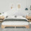 VidaXL vidaXL Bed Frame Brown 200 x 210 cm Solid Pine Wood 5