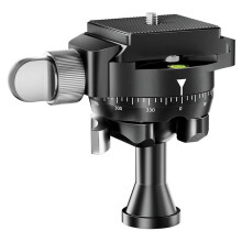 Mini panoreringskule speilreflekskamera fotografering aluminiumslegering sfærisk panorama mini panorering tilt med hurtigutløserplate