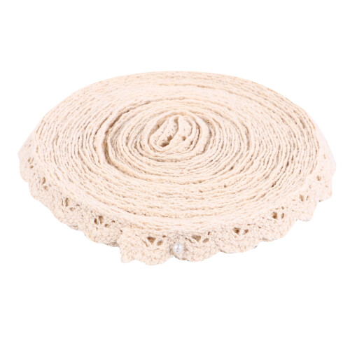 Fita de tecido com borda ondulada Eease10Yards para artesanato