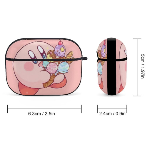 Θήκη Kirby για συμβατότητα με Airpods Pro, γυναικείο σχέδιο, υποστηρίζει ασύρματη φόρτιση 1