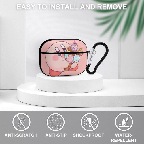 Θήκη Kirby για συμβατότητα με Airpods Pro, γυναικείο σχέδιο, υποστηρίζει ασύρματη φόρτιση 2