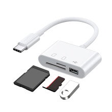 Cititor de carduri de tip C nou, tip C, Android, computer mobil, multifuncțional Otg2.0, SD/TF, disc U