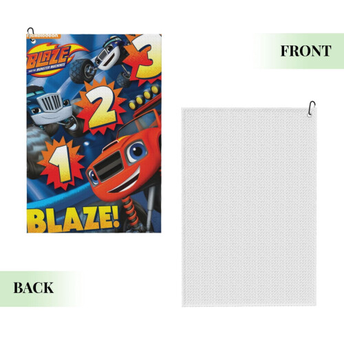 Πετσέτα γκολφ Blaze And The Monster Machines για άνδρες, Πετσέτα γκολφ μικροϊνών Waffle Αξεσουάρ 1