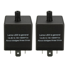2X12V3Pin LED állítható autós villogó relé irányjelzőhöz