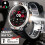 Smartwatch da uomo, notifiche di chiamate e messaggi wireless, schermo touch HD, contapassi, compatibile con iPhone e Android. 4