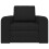 VidaXL vidaXL Folding Sofa Bed Black 98 x 71 x 83 cm Fabric 4