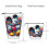 Χαριτωμένη τηλεσκοπική θήκη μολυβιών Mickey Mouse, θήκη για στυλό, κλείσιμο με 4