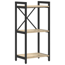 vidaXL Bookshelf Sonoma Oak 40 x 30 x 85 cm Engineered Wood
