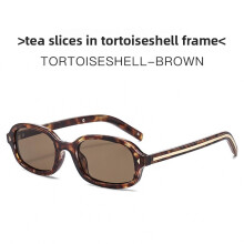 (Light Brown)Modern Square Sun Glasses With Uv400 For Summer Outings And Fashion Parties