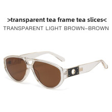 (Champagne)Classic Style Sunglasses With Antiuv Coating For Driving And Parties Fashion