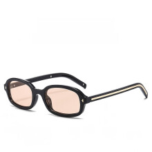 (Black Champagne)Modern Square Sun Glasses With Uv400 For Summer Outings And Parties Fashion