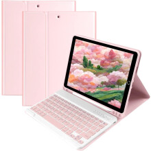 Kleurrijke toetsenbordhoes voor Galaxy Tab S9FE 10.9'' / Tab S9 11" / Tab S8 11" / Tab S7 11 inch, magnetisch afneembaar toetsenbord