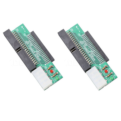 Adaptador conversor de disco rígido HDD com interface IDE de 2,5 polegadas (2x44 pinos) para IDE de 40 pinos (3,5 polegadas) para laptop e