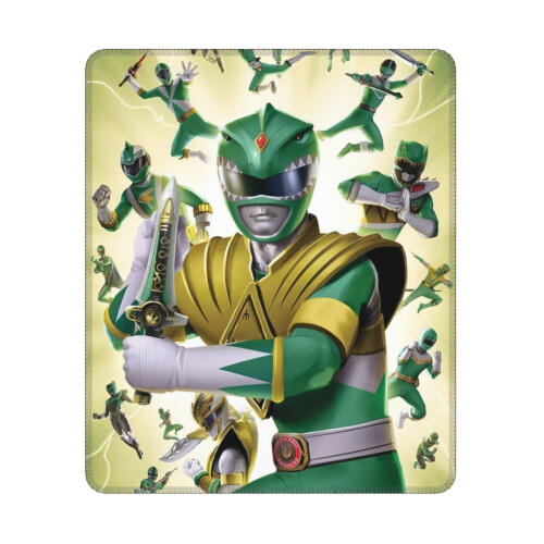 Mouse Pad Power Rangers 10x12 ιντσών, ραμμένη άκρη, αντιολισθητική βάση από καουτσούκ,