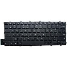 Nieuw zwart-Amerikaans laptoptoetsenbord met achtergrondverlichting (zonder polssteun), compatibel met Dell Inspiron 2-in-1 7586 15-7586 7386 15-7386.