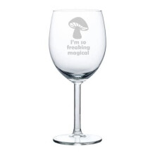 Verre à vin Gobelet Cadeau Je suis tellement magique Champignon (10 oz)
