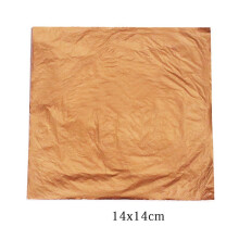 100 feuilles de papier métallisé or, argent et cuivre pour dorure, loisirs créatifs et décoration à faire soi-même