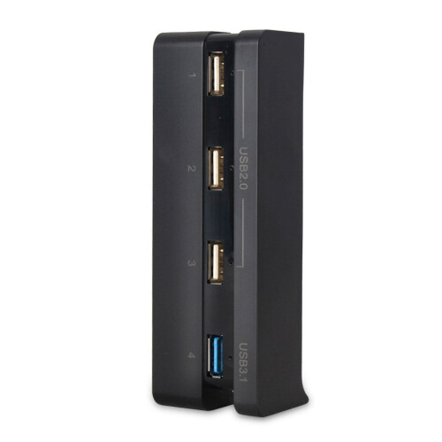 Φορητός διανομέας USB4 θύρες USB3.0x1 + USB2.0x3 για συμβατότητα με την κονσόλα Sony PS4Slim