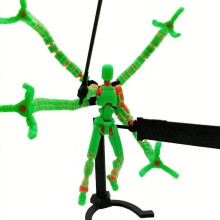 Robô articulado com múltiplas juntas, manequim impresso em 3D, brinquedo da sorte, modelo em PVC, robô de atividade de corpo inteiro - 64
