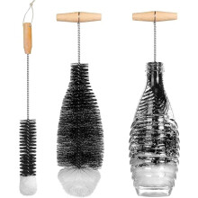 Set de 2 perii de curățare pentru sticle Perie de sticlă Curățare avansată