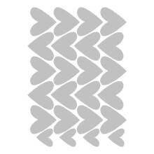 YiFudd24PCS Srdce Home Decor Wall Sticker Decor Ložnice Vinyl Art Mural