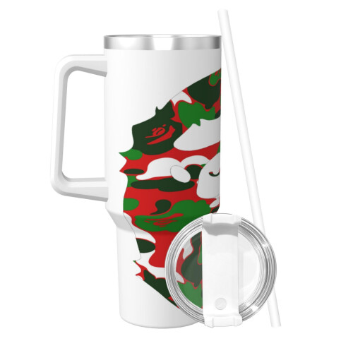 Ποτήρι Bape40oz H2.0 από ανοξείδωτο ατσάλι με μόνωση κενού αέρος με καπάκι και καλαμάκι 2