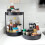 Lazy Susan Organizer, μεταλλική ατσάλινη περιστρεφόμενη βάση μπαχαρικών 10 ιντσών, 2
