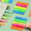 QUTETN100pcs Onglets adhésifs pour notes et index 1