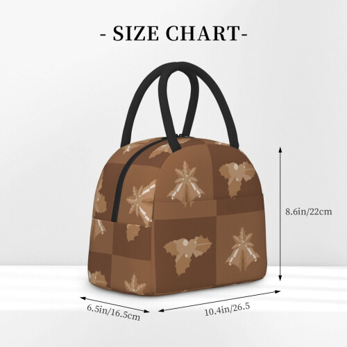 MGEZCOO Μεγάλη μονωμένη τσάντα φαγητού με άνετη λαβή – Αδιάβροχο ύφασμα Oxford με πλήρη 2