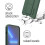 Cás Wozinsky Galaxy S22Plus Silicone Ciceáil-Sheasamh - Dubh 6