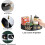 Lazy Susan Organizer, μεταλλική ατσάλινη περιστρεφόμενη βάση μπαχαρικών 10 ιντσών, 5