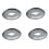 Lot de 4 boutons de commande pour barbecue à gaz, base rotative de rechange 1