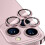 Capa de Lente com Glitter Hat Prince compatível com iPhone 16 Pro Max Rosa 1