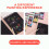 Κιτ Τέχνης με Μαγικό Χαρτί Ξυστό με Ουράνιο Τόξο για Παιδιά, Είδη Χειροτεχνίας & 5