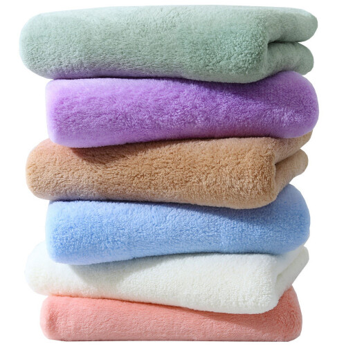 1 τεμάχιο μίνι πετσέτα Coral Fleece 9,84x9,84in - Πολλαπλών χρήσεων για μπάνιο, γυμναστική, 1