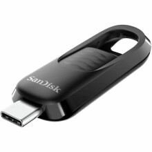 Liukuväri USB-muistitikku musta - Sandisk - 32 Go - USB 3.2 - Liukuva USB-liitin - 400 Mo/s lukunopeus